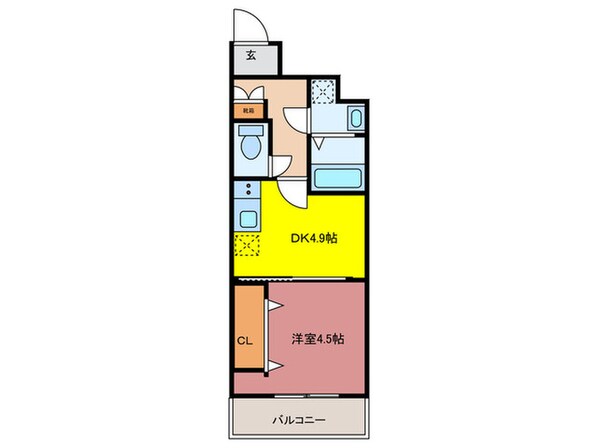 GARDENIA高井田の物件間取画像